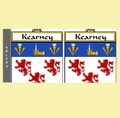 Your Irish Coat of Arms Surname Custom Stubby Holders Set of 2
