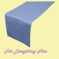 Periwinkle Blue Polyester Wedding Table Runners Decorations x 5 For Hire