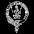 Urquhart Clan Badge Polished Sterling Silver Urquhart Clan Crest