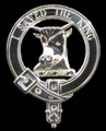 Turnbull Clan Badge Polished Sterling Silver Turnbull Clan Crest
