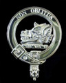 Thompson Clan Badge Polished Sterling Silver Thompson Clan Crest