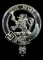 Spens Clan Badge Polished Sterling Silver Spens Clan Crest