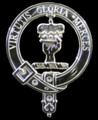 Robertson Clan Badge Polished Sterling Silver Robertson Clan Crest