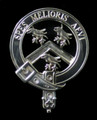 Rhys Of Wales Badge Polished Sterling Silver Rhys Of Wales Crest