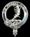 Porterfield Clan Badge Polished Sterling Silver Porterfield Clan Crest
