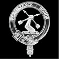 Morgan Clan Badge Polished Sterling Silver Morgan Clan Crest