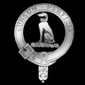 Hunter Clan Badge Polished Sterling Silver Hunter Clan Crest