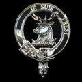 Fraser Of Lovat Clan Badge Polished Sterling Silver Fraser Clan Crest