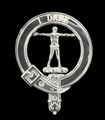 Dalzell Badge Polished Sterling Silver Dalzell Crest