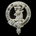 Crawford Clan Badge Polished Sterling Silver Crawford Clan Crest