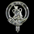 Burke Badge Polished Sterling Silver Burke Crest