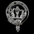 Buchanan Clan Badge Polished Sterling Silver Buchanan Clan Crest