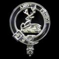 Blair Clan Badge Polished Sterling Silver Blair Clan Crest