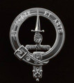 Bain Clan Badge Polished Sterling Silver Bain Clan Crest