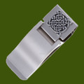 Lughs Celtic Knotwork Stylish Pewter Motif Nickel Plated Money Clip