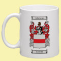Bamford Coat of Arms Surname Double Sided Ceramic Mugs Set of 2