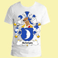 Ammon German Coat of Arms Surname Adult Unisex Cotton T-Shirt