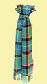Stirling Ancient Scotland District Tartan Lambswool Unisex Fringed Scarf