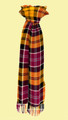 Culloden Muted Scotland District Tartan Lambswool Unisex Fringed Scarf