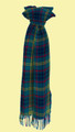 Stone Of Destiny Scotland District Tartan Lambswool Unisex Fringed Scarf