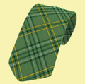 Wexford County Irish Tartan Straight Lightweight Wool Mens Neck Tie  