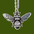 Bee Insect Themed Stylish Pewter Pendant