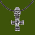 Thors Hammer Viking Themed Pewter Leather Cord Pendant
