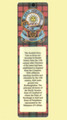 Kerr Clan Badge Clan Kerr Tartan Laminated Bookmarks x 10 - Custom Listing