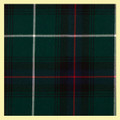 MacDonald Of The Isles Green Modern Springweight 8oz Tartan Wool Fabric