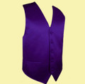 Dark Purple Formal Groomsmen Groom Wedding Vest Mens Waistcoat 