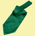 Emerald Green Mens Plain Satin Self-Tie Wedding Cravat Necktie 