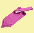 Mulberry Mens Plain Satin Self-Tie Wedding Cravat Necktie 