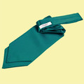 Teal Green Mens Plain Satin Self-Tie Wedding Cravat Necktie 