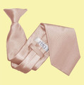 Mocha Brown Mens Plain Satin Clip-on Tie Wedding Necktie Set Of Five