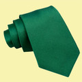 Emerald Green Mens Plain Satin Straight Tie Wedding Necktie