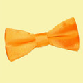 Fluorescent Orange Boys Plain Satin Bow Tie Wedding Neck Bow Tie