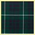 Hamilton Green Modern Lightweight Tartan Wool Fabric Mens Cummerbund