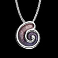 Sirocco Enamel Tranquility Small Sterling Silver Pendant