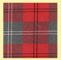 Grey Red Check Balmoral Double Width 11oz Polyviscose Tartan Fabric