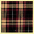 MacMillan Mini Black Balmoral Double Width 11oz Polyviscose Tartan Fabric
