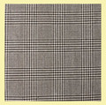 Prince Of Wales Black White Balmoral Double Width 11oz Polyviscose Tartan Fabric