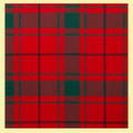 MacDonald Of The Isles Red Modern Lightweight Tartan Wool Fabric Mens Cummerbund