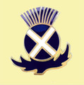 Scotland Thistle Saltire Enamel Badge Lapel Pin Set x 3