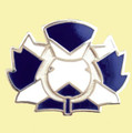 Thistle Flower Saltire Enamel Badge Lapel Pin Set x 3