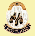Scotland Dress Sporran Enamel Badge Lapel Pin Set x 3