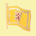 Lion Rampant Flag Small Enamel Badge Lapel Pin Set x 3