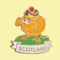 Scotland Haggis Themed Enamel Badge Lapel Pin Set x 3