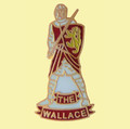 William The Wallace Figure Enamel Badge Lapel Pin Set x 3