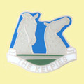 The Kelpies Horse Head Sculpture Enamel Badge Lapel Pin Set x 3