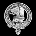 Forrester Clan Cap Crest Sterling Silver Clan Forrester Badge